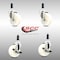 Service Caster 4 Inch 316SS Nylon Wheel Swivel 7/8 Inch Expanding Stem Caster Brake SCC, 2PK SCC-SS316EX20S414-NYS-2-TLB-2-78 - alternate 4